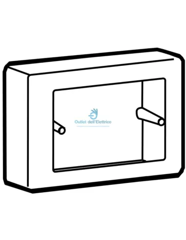 Bticino 647961 Colonne montante Dlp pour boîtes d'appareils vela/quadra